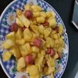 Salchipapas muy rico. 😋