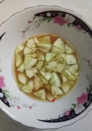 Foto resep Rujak timun banjir