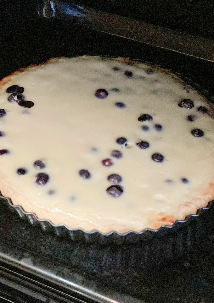 Una foto de Kuchen de Arándanos