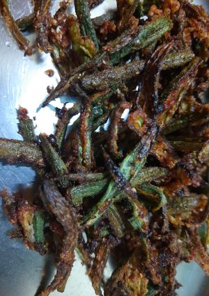 মুচমুচে ঢেঁড়স (Muchmuche dheras bhaja recipe in Bengali) রেসিপির প্রধান ছবি