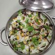 Veg layered biryani