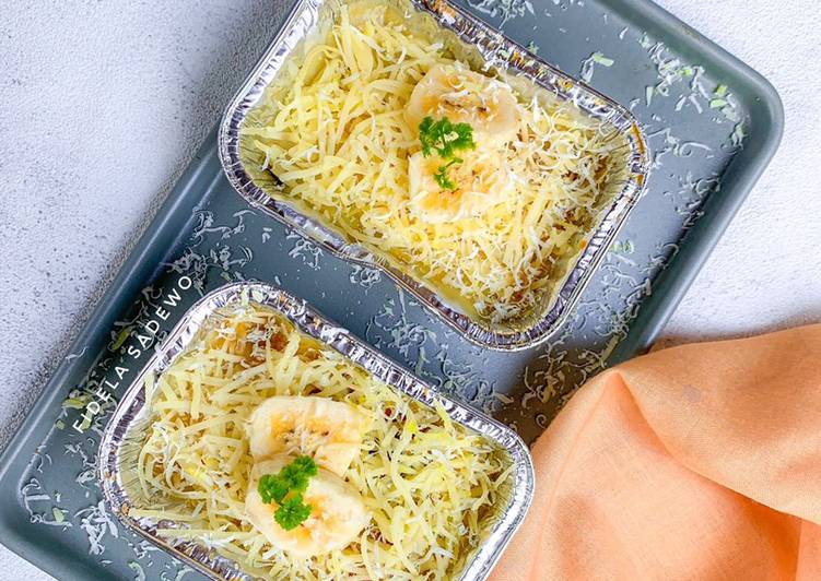 Langkah Mudah untuk Membuat Cheesy Baked Banana, Bisa Manjain Lidah