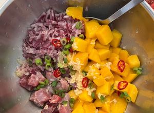 Foto de Ceviche de Atum e Manga 🐟 🥭 🍋