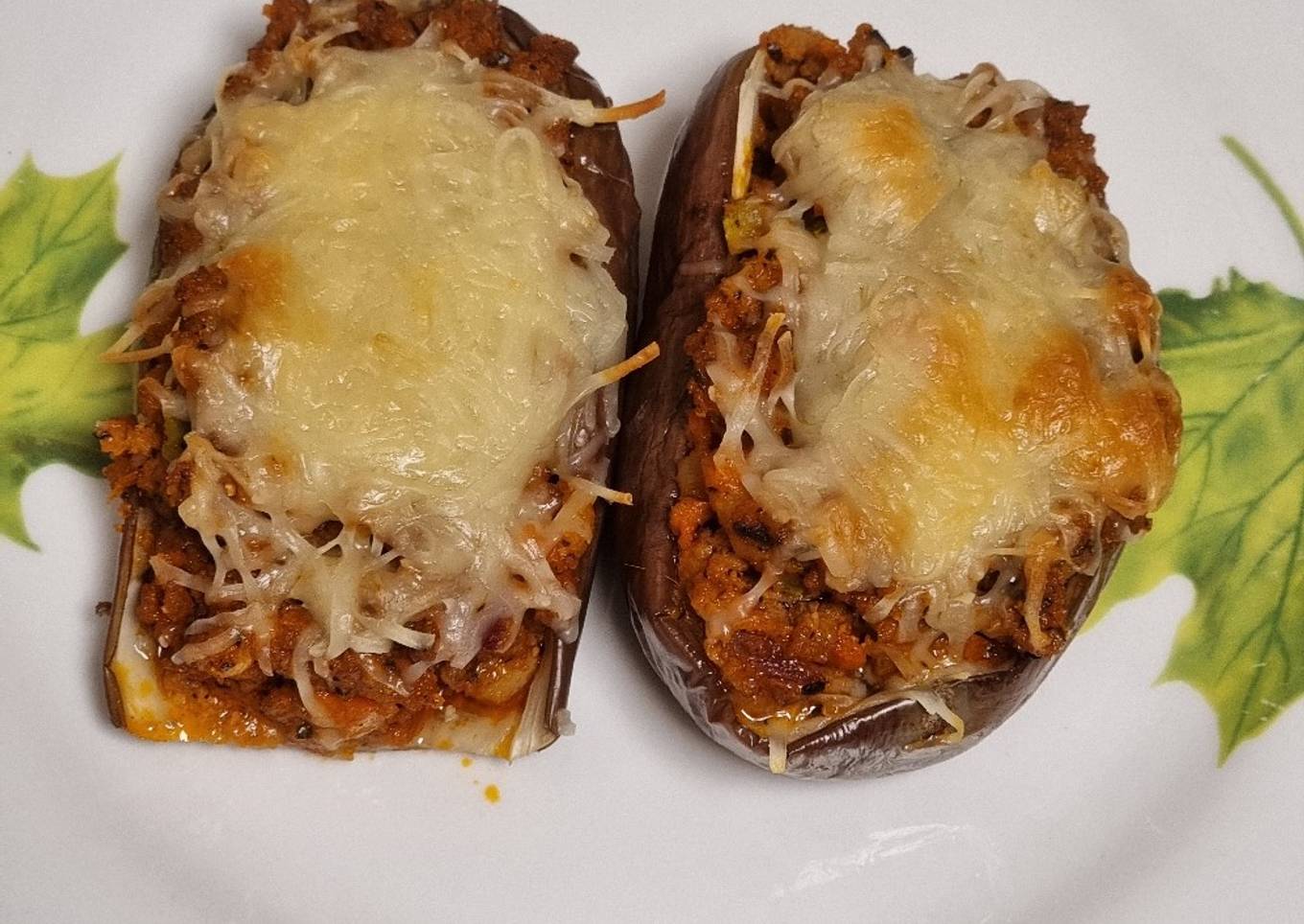 Berenjenas rellenas de carne