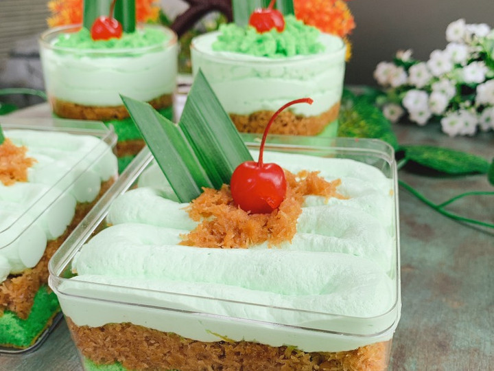 Resep Dessert Box Klepon Cake yang Enak Banget