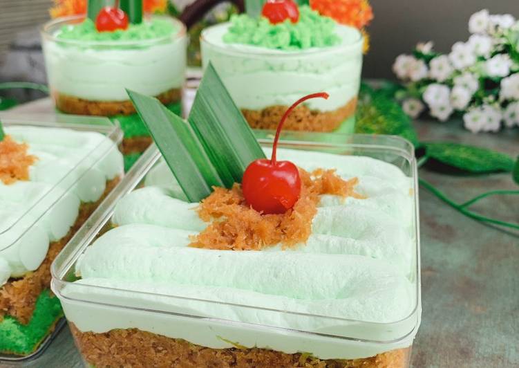 Resep Terbaik Dessert Box Klepon Cake Enak Sederhana