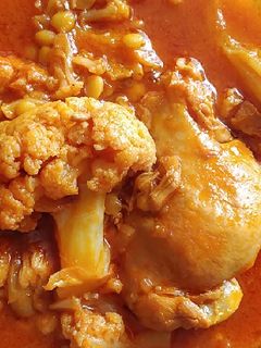 عکسی از دستور خورش گل کلم