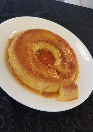 Una foto de Flan básico de vainilla