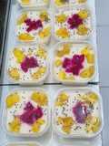 Puding Sutra Topping Buah Segar