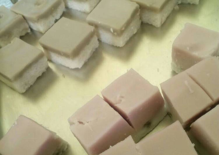 Sweet Potato Steamed Cake - 2 Layer Sweet Potato Steamed Cake - 2 Layer