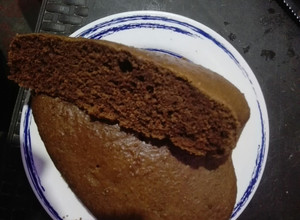 Una foto de Torta de chocolate con lentejas