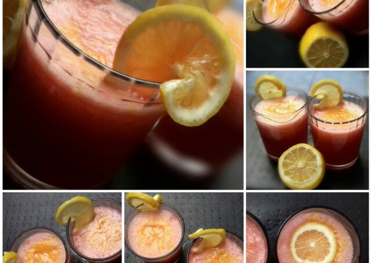 Bagaimana Membuat Jus Semangka Lemon Anti Gagal