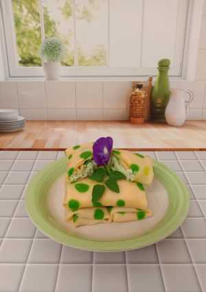 Foto resep Dadar Gulung Unti Matcha