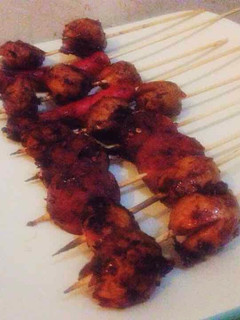 Foto resep Sate bakso bakar
