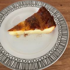 Greek galatopita (traditional milk cream pudding) A picture of Greek galatopita (traditional milk cream pudding).