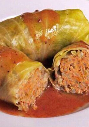 A picture of Cabbage rolls.