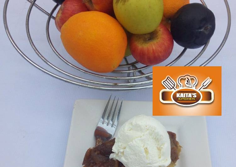 Upside down apple cake Upside down apple cake