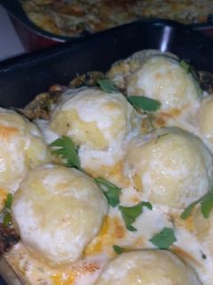 صورة لوصفة كرات البطاطس بالدجاج 🥔🍗