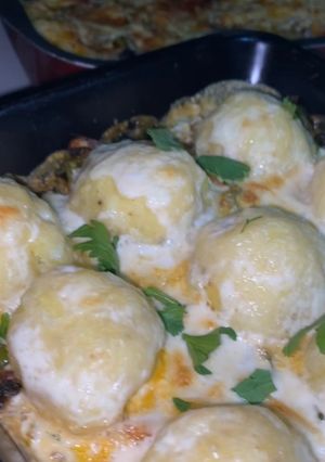 صورة لوصفة كرات البطاطس بالدجاج 🥔🍗