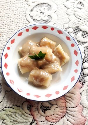 Foto resep Singkong Thailand vla Durian