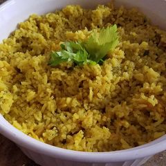 A picture of Lemon Rice.