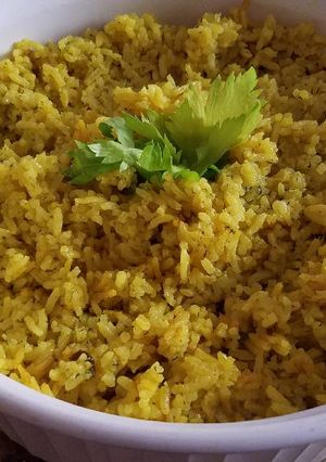 A picture of Lemon Rice.
