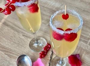Une photo de Soupe angevine - cocktail saint Valentin