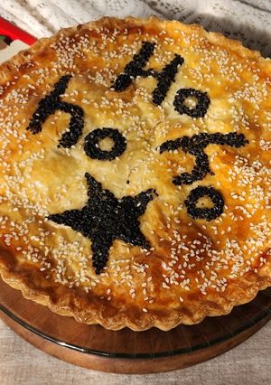 Una foto de 🥧Tarta de jamón, queso muzzarella y huevo duro 🥧La salvadora!