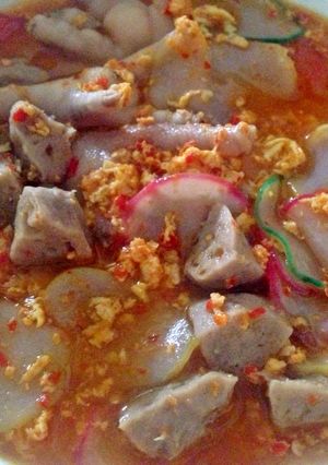 Foto resep Seblak bakso ceker SINGADALAWAN