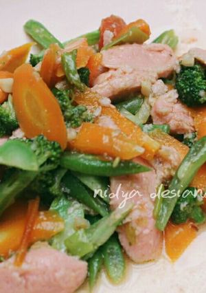 Foto resep Tumis Brokoli Sosis