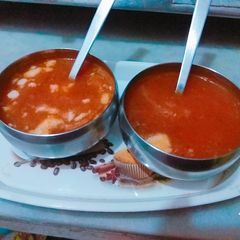 Tomato soup A picture of Tomato soup.