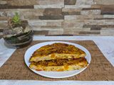 Tortilla de pasta, pollo y más