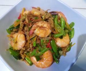 Resep mudah Tumis buncis udang Paling Enak