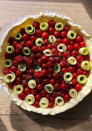 Une photo de Tarte provençale 🍅