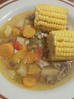 Una foto de Caldo de viandas