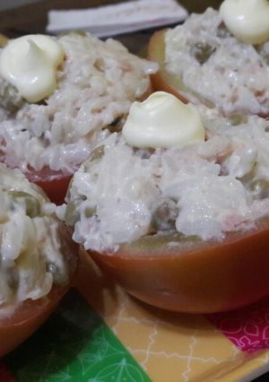 Una foto de Tomates rellenos