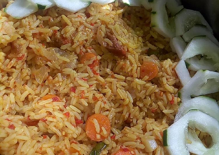 Steps to Prepare Homemade Jallof rice