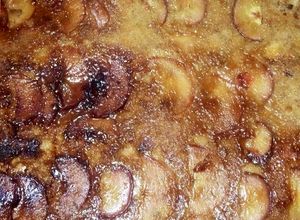 Una foto de Budín de manzana
