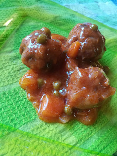 Una foto de Albóndigas sin freír en salsa de la abuela