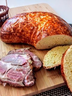 Húsvéti patkó kalács recept fotója