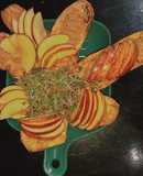 Bánh mỳ nướng khoai lang rau mầm 🍠🌱