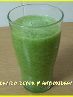 Una foto de Batido detox y antioxidante