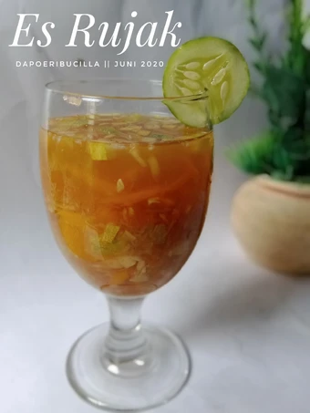 Langkah Gampang Membikin Resep (18)Es Rujak yang Menggugah Selera Anti Ribet, Lezat