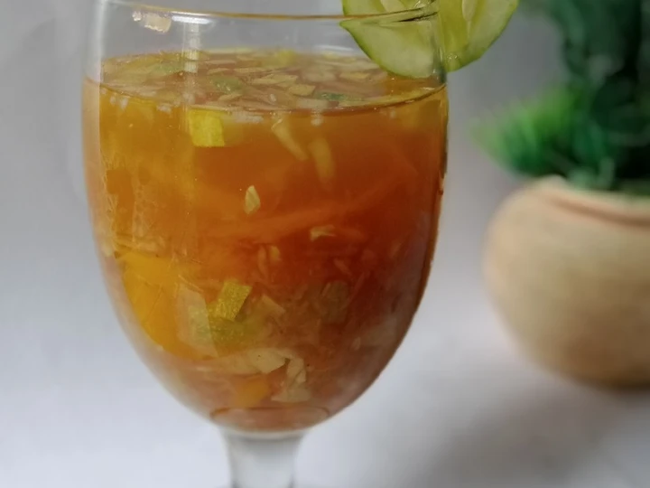 Langkah Gampang Membikin Resep (18)Es Rujak yang Menggugah Selera Anti Ribet, Lezat