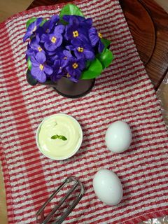 صورة لوصفة المايونيز البيتى 🥚👩🍳