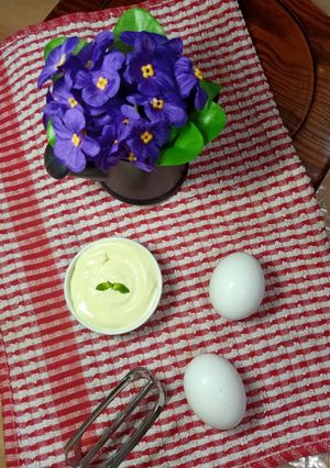 صورة لوصفة المايونيز البيتى 🥚⁦👩‍🍳⁩