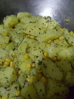 Una foto de Papas salteadas