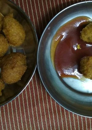 A picture of Moong dal pakoda.