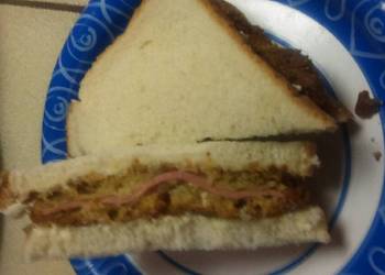 Easiest Way to Cook Yummy Corn breaded bologna sandwich