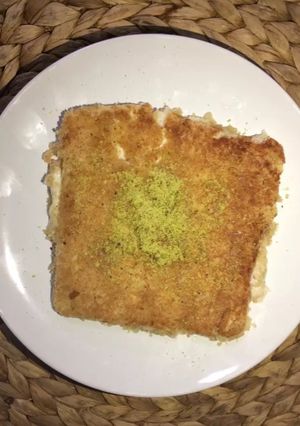 صورة لوصفة كنافة قشطة بالتوست